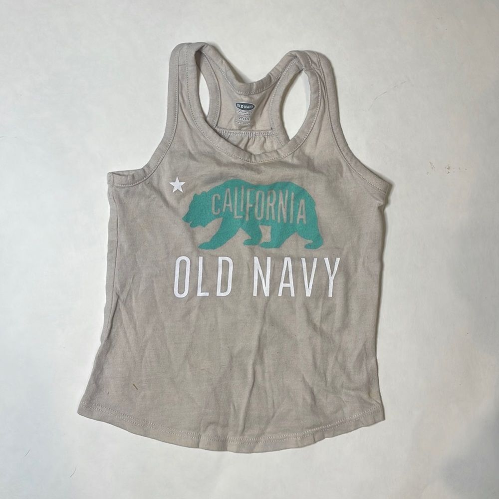California Bear Old Navy Tank Top
